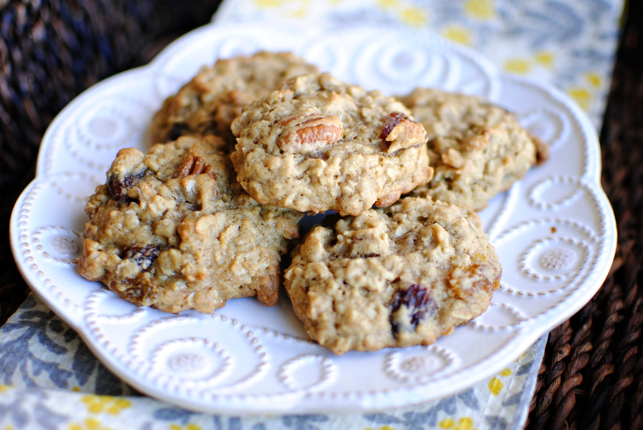 Simply Scratch Toasted Pecan Rum Raisin Oatmeal Cookies Simply Scratch 1234