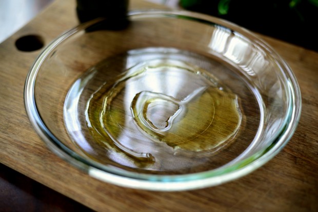 Artichoke Gratin l www.SimplyScratch.com a little olive oil