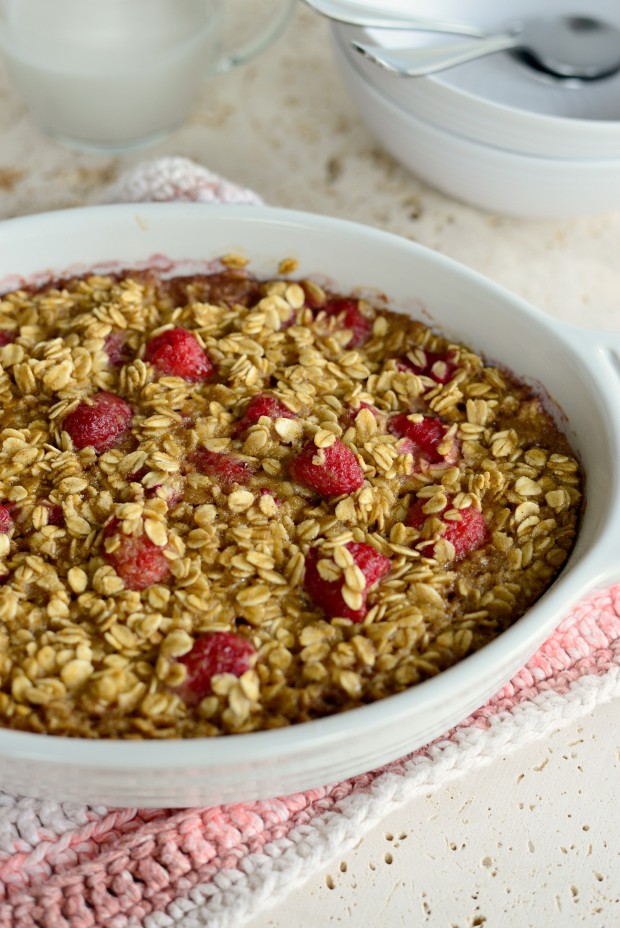 Baked Raspberry Oatmeal with Brown Butter Drizzle l SimplyScratch.com (17)