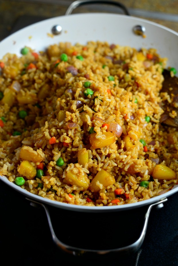 Spicy Ginger Pineapple Fried Rice l SimplyScratch.com (21)