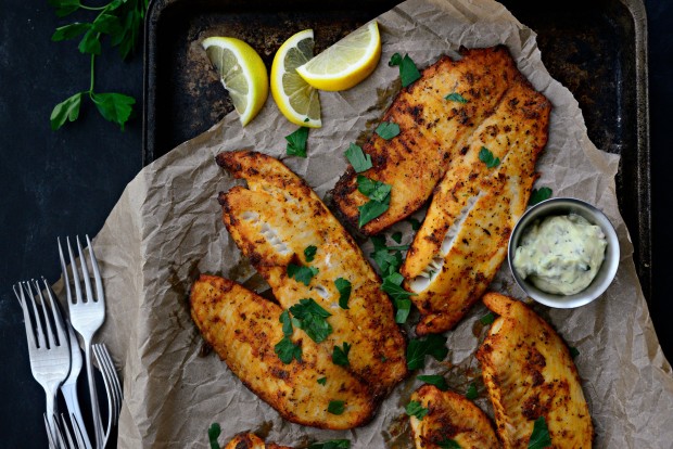 Broiled Cajun Tilapia + Lemon Terragon Tartar Sauce l SimplyScratch.com (20)