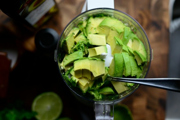 Bacon + Chicken Chopped Salad with Smoky Cilantro Avocado Dressing l SimplyScratch.com (6)