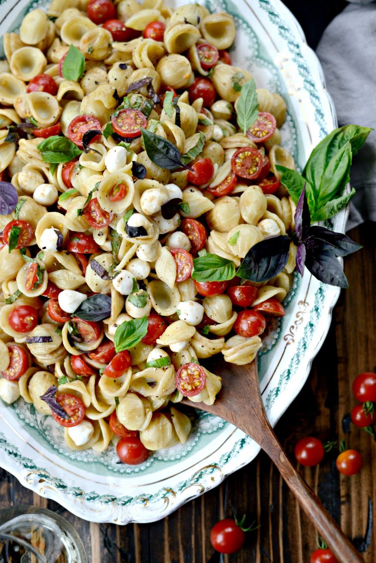 Caprese Pasta Salad Simply Scratch