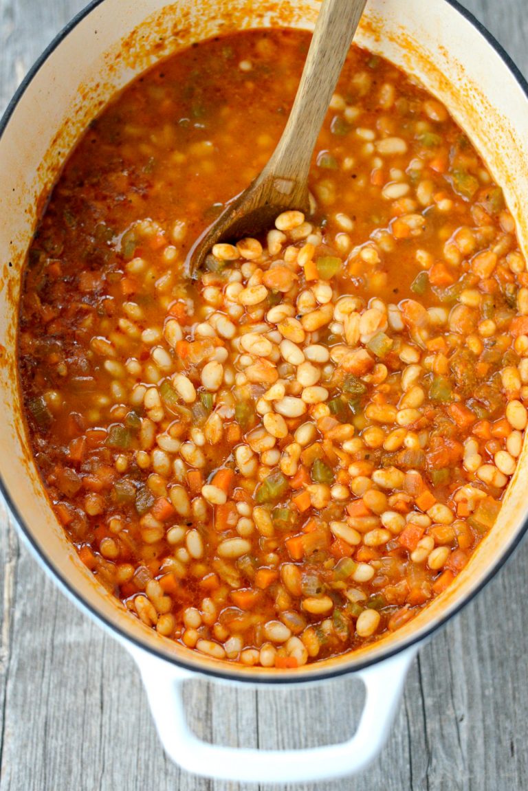 Simply Scratch Homemade Bean and Bacon Soup - Simply Scratch