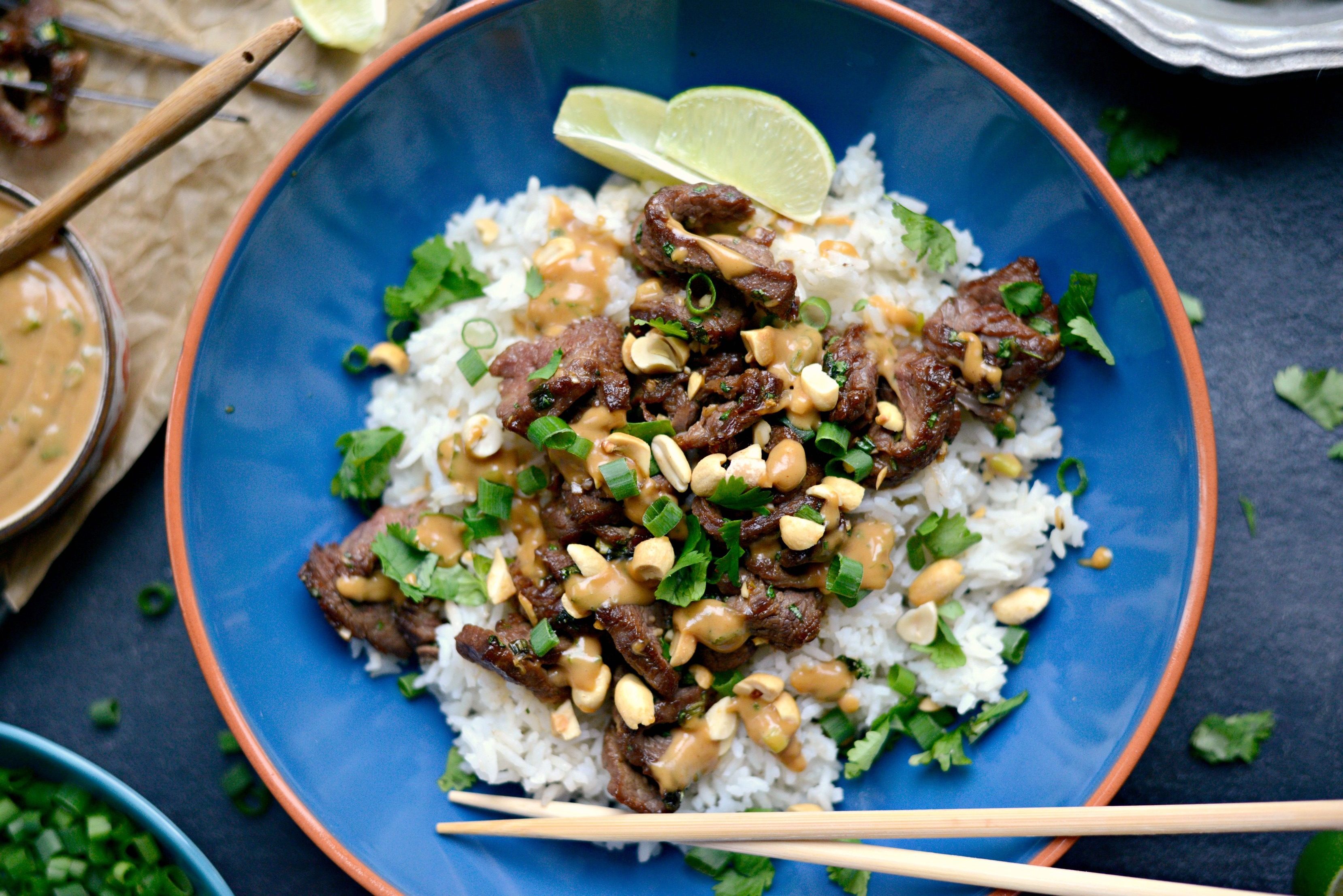 Simply Scratch Beef Satay with Peanut Dipping Sauce Simply Scratch