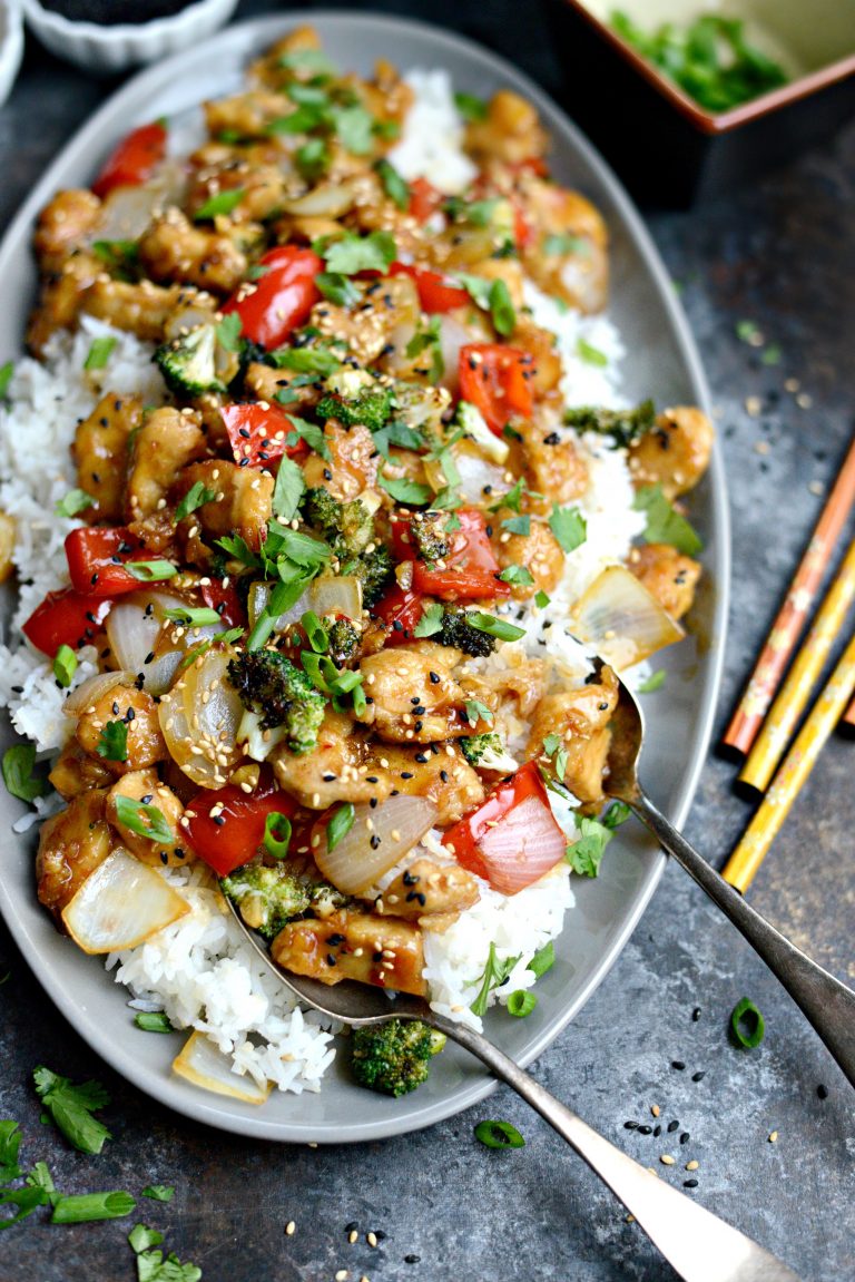 Simply Scratch Spicy Ginger Sesame Chicken Stir Fry Simply Scratch