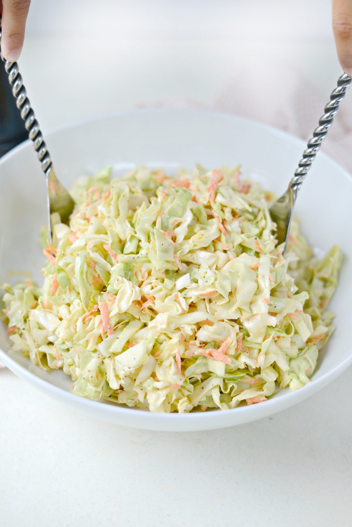 Simply Scratch Classic Coleslaw Recipe with Homemade Dressing - Simply ...