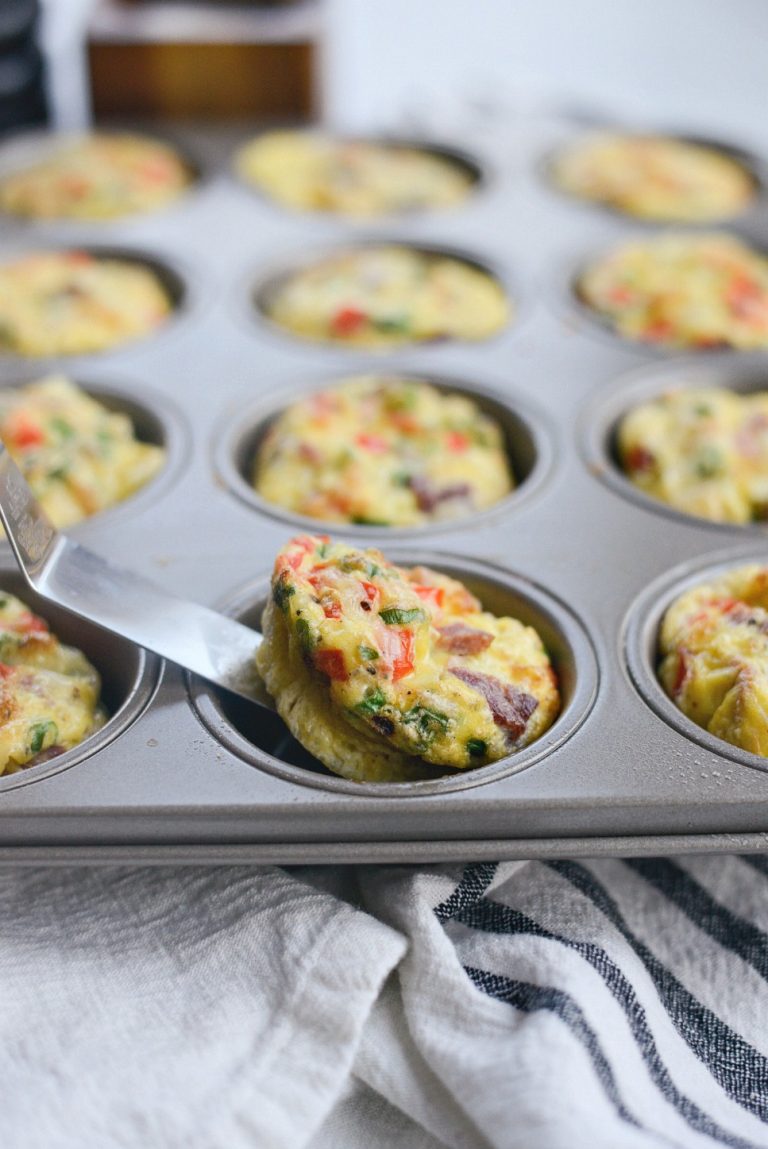 Simply Scratch Mini Western Omelet Frittatas - Simply Scratch