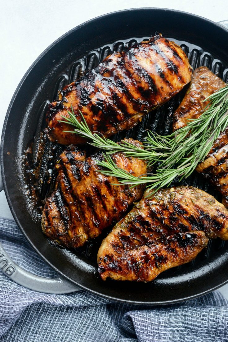 Simply Scratch Balsamic Rosemary Grilled Chicken - Simply Scratch
