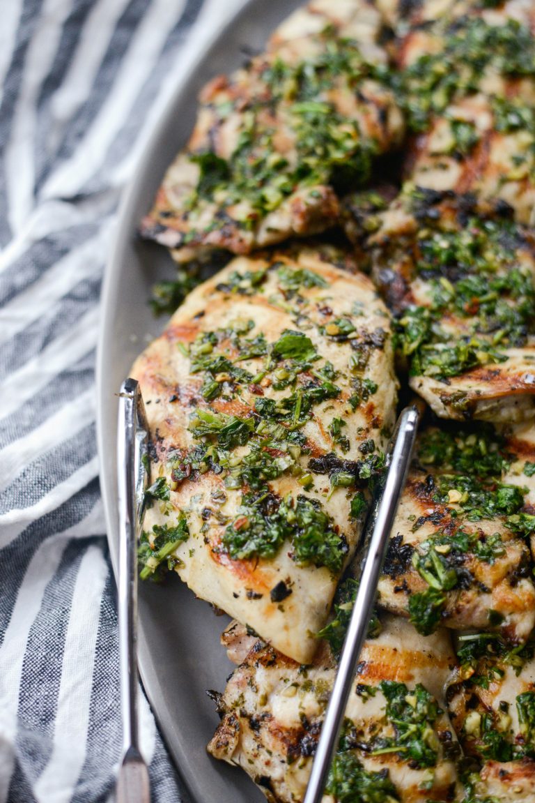 Simply Scratch Chimichurri Grilled Chicken - Simply Scratch