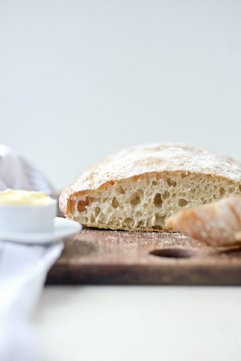 Simply Scratch Homemade No-Knead Ciabatta Bread - Simply Scratch