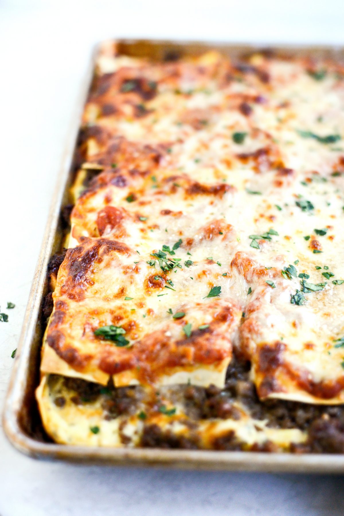 Easy Sheet Pan Lasagna Simply Scratch