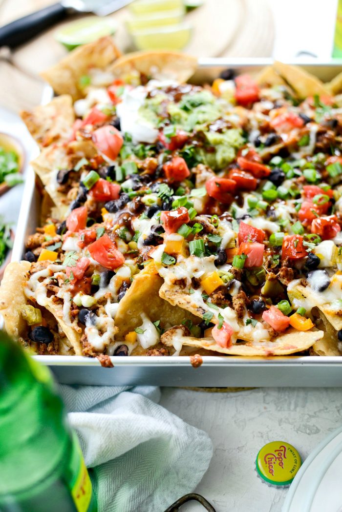 Loaded nachos with beans and chorizo - Chatelaine