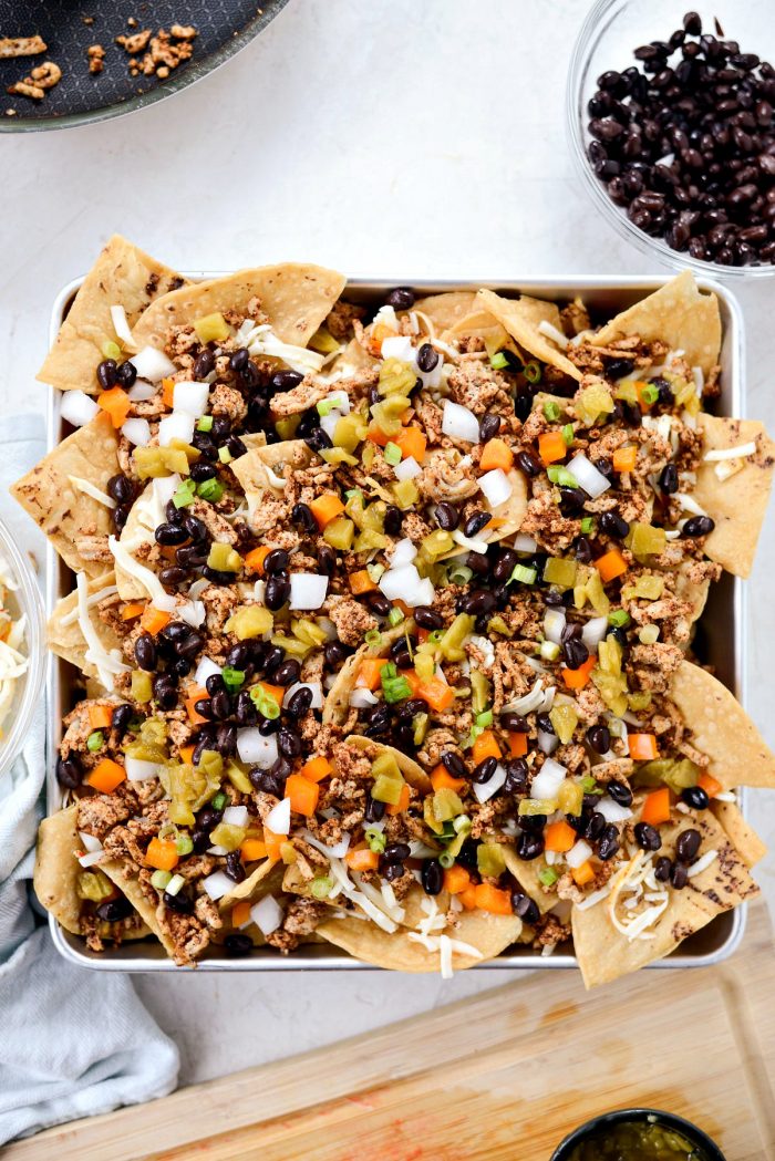 Loaded nachos with beans and chorizo - Chatelaine