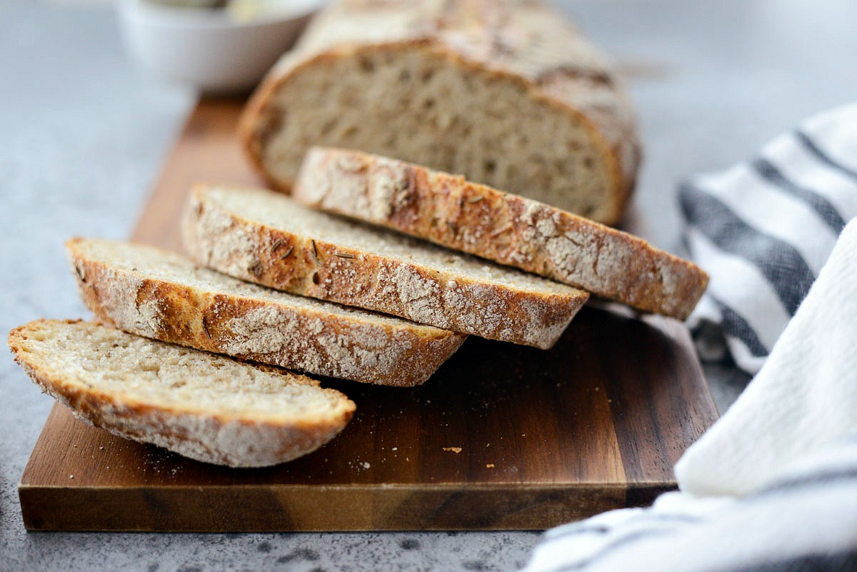 No Knead Rye Bread Simply Scratch