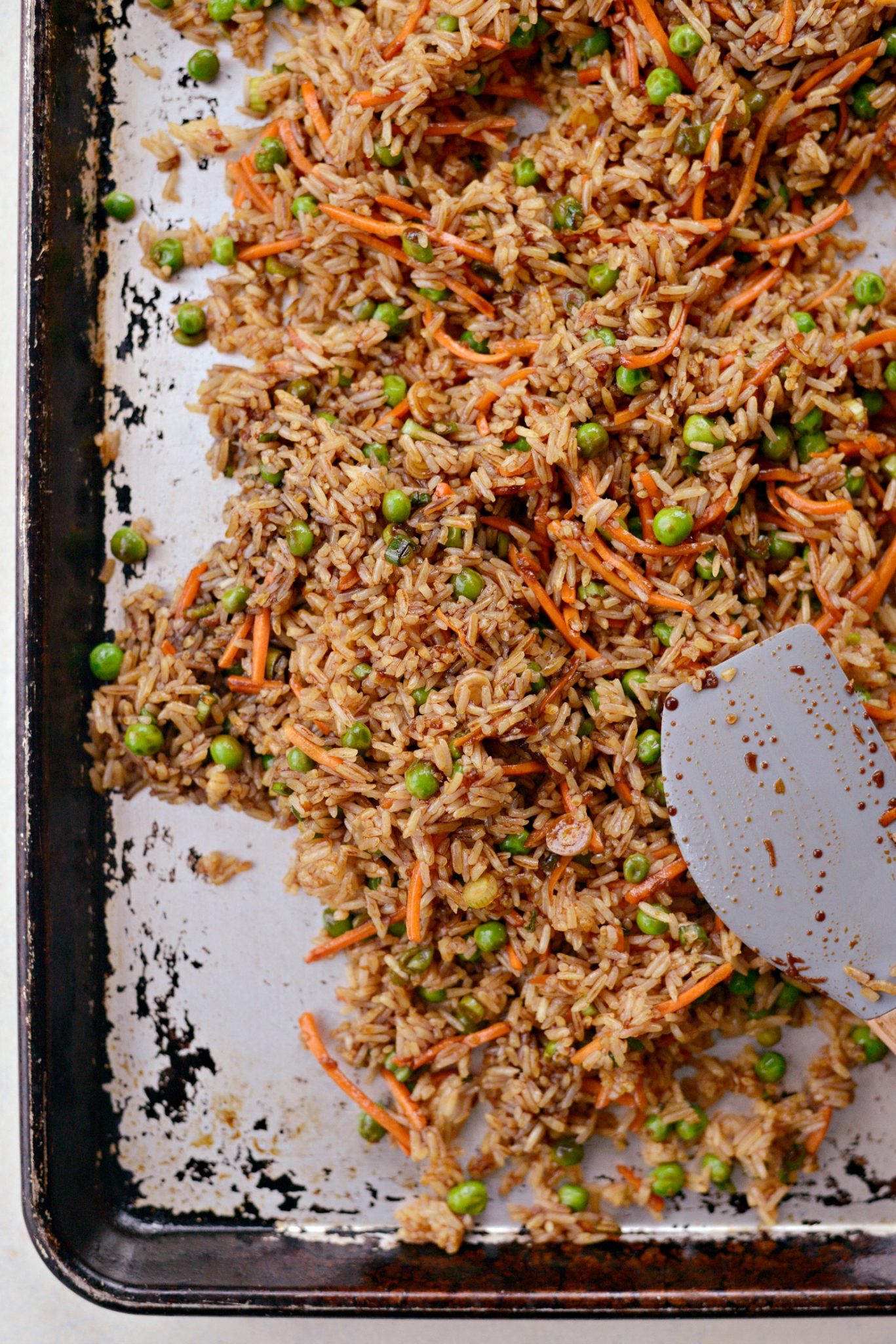 Sheet Pan Chicken Fried Rice Simply Scratch