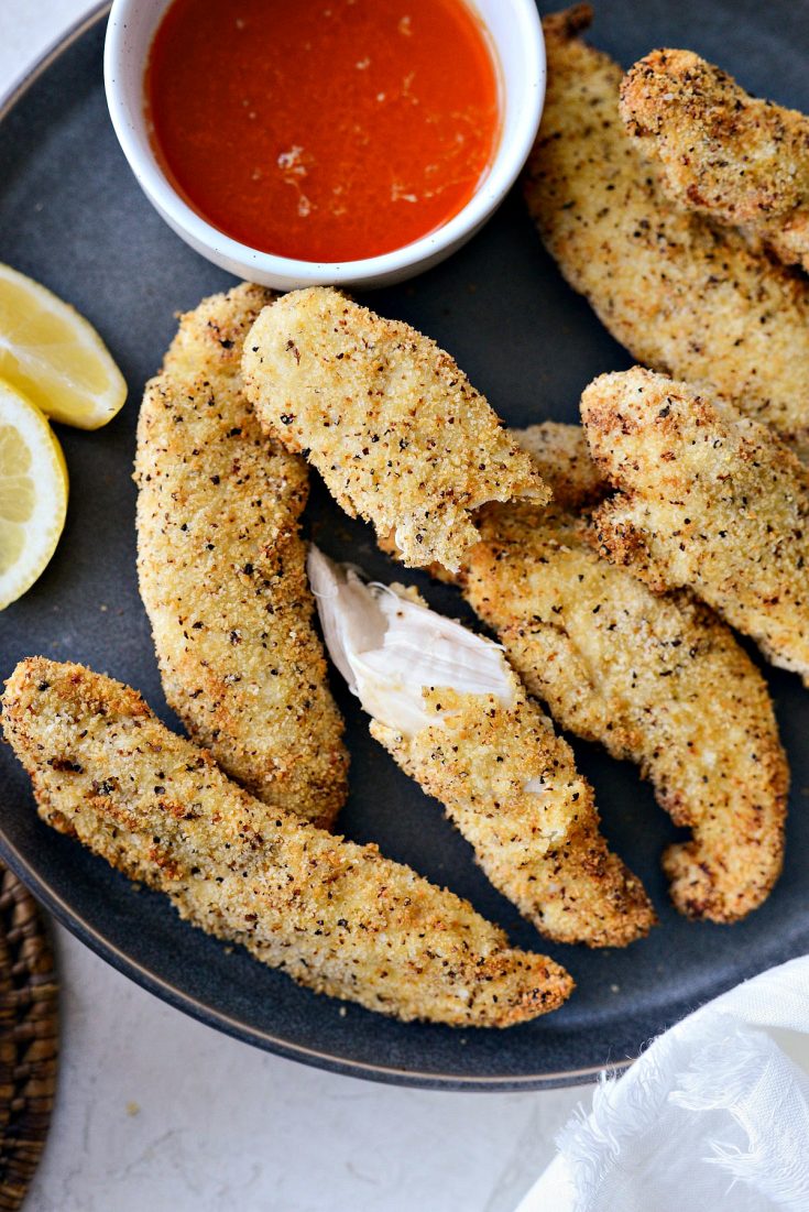 Air Fryer Lemon Pepper Chicken Tenders Simply Scratch