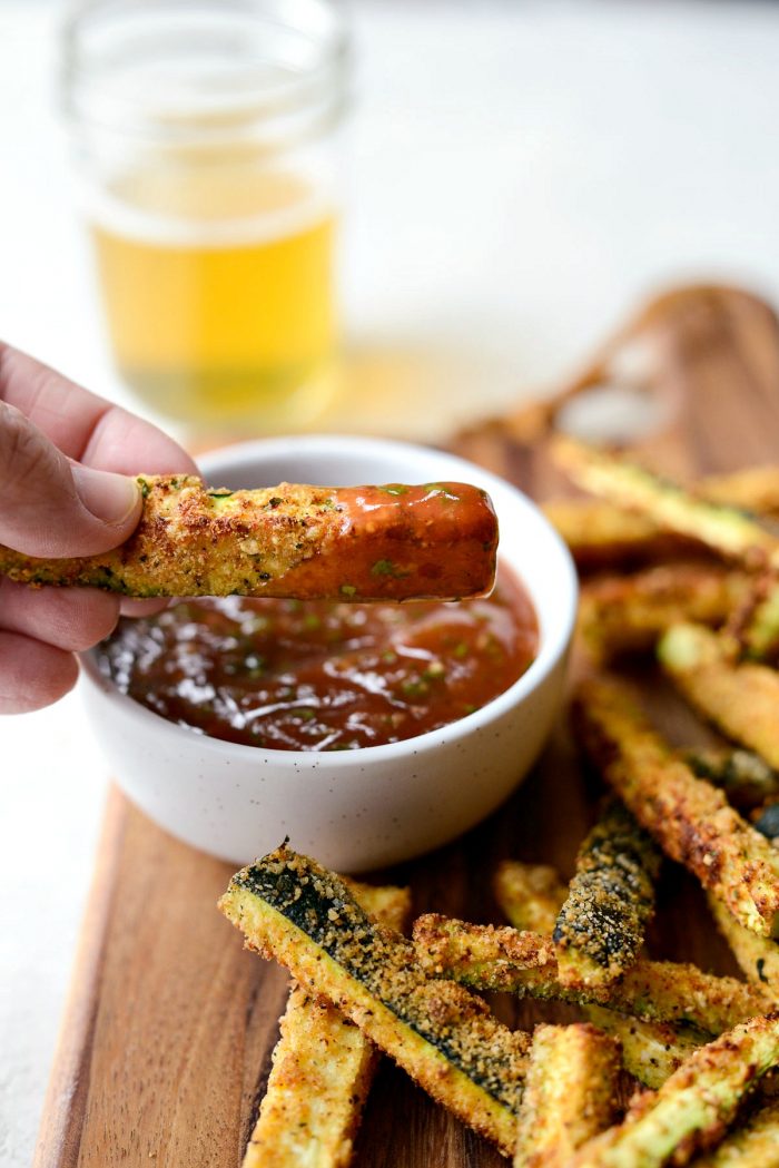 Air Fryer Zucchini Fries - Sweet Peas and Saffron