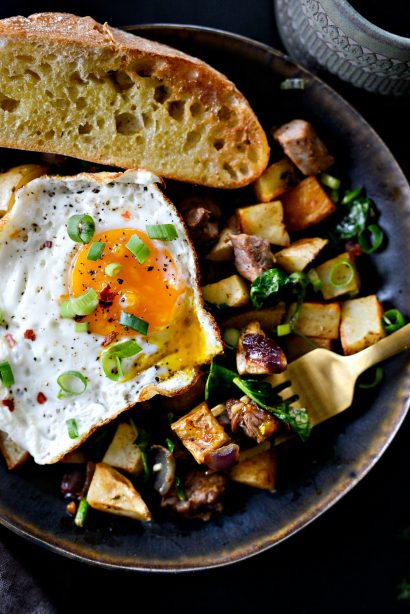 Leftover Prime Rib Breakfast Hash Sheet Pan Hash Simply Scratch