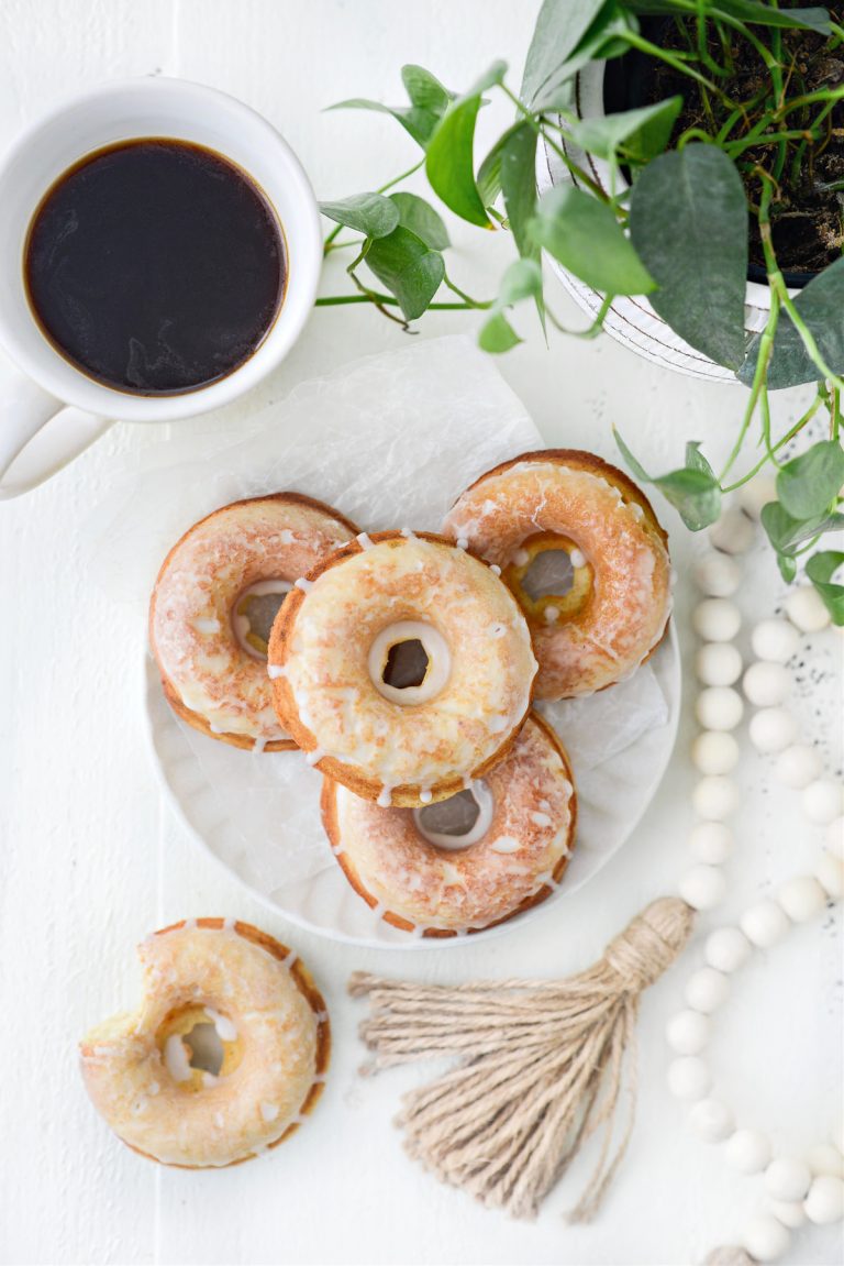 Glazed Buttermilk Cake Doughnuts Simply Scratch