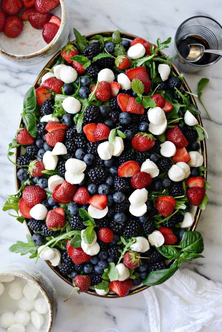 Berry Caprese Salad Simply Scratch