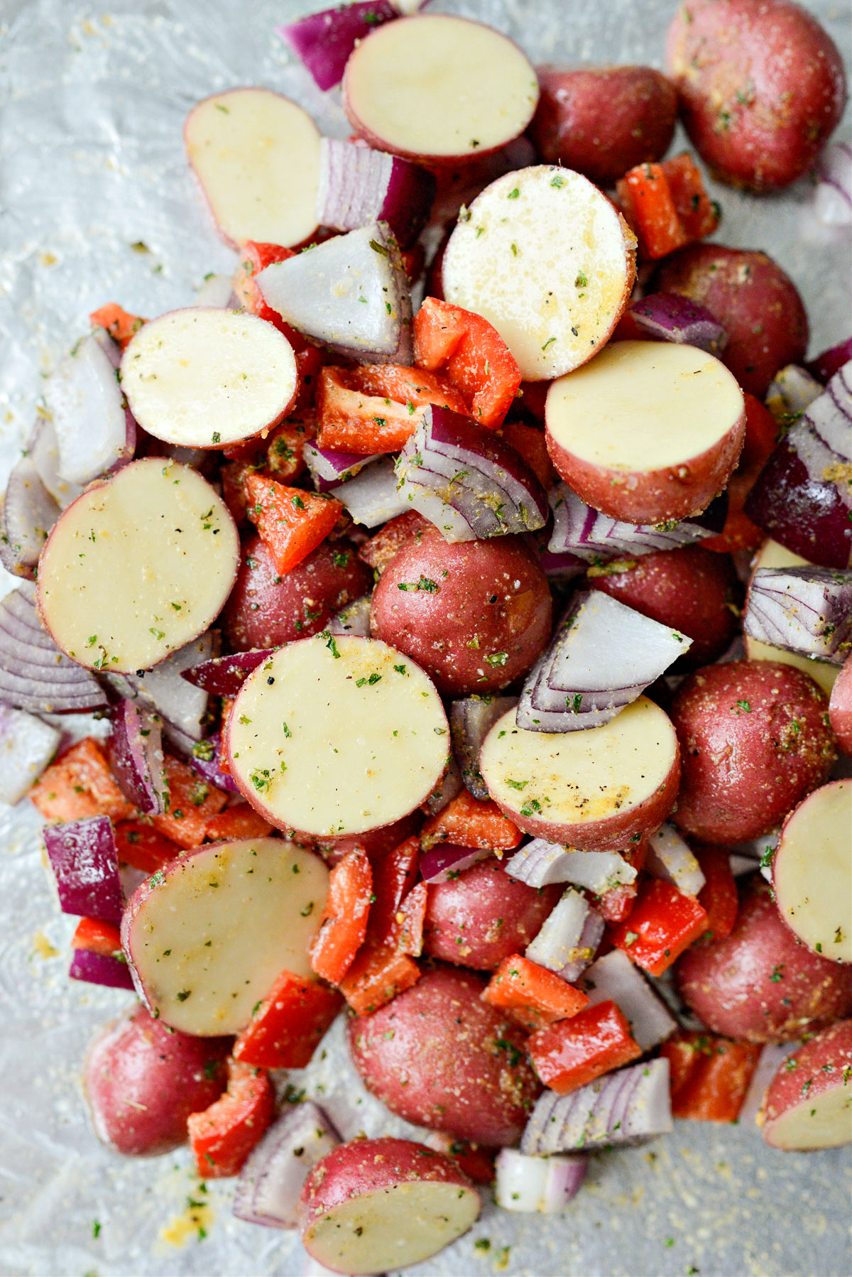 Sheet Pan Andouille Sausage And Vegetables Simply Scratch