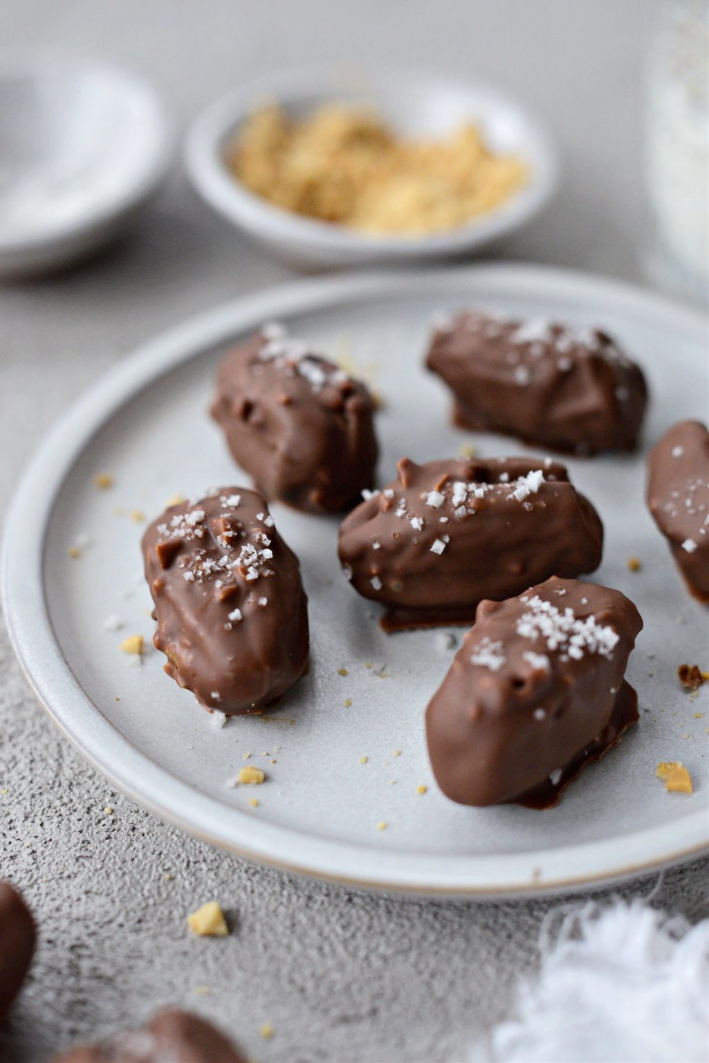 Salted Snickers Stuffed Dates Simply Scratch