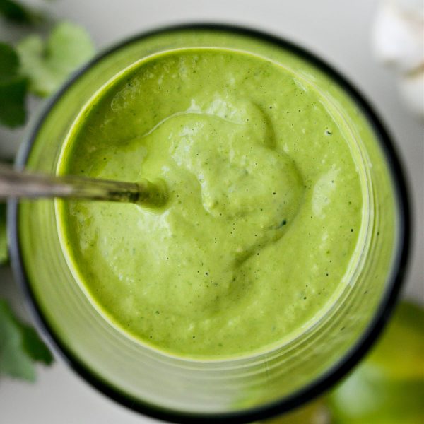 Creamy Cilantro Lime Avocado Dressing Simply Scratch