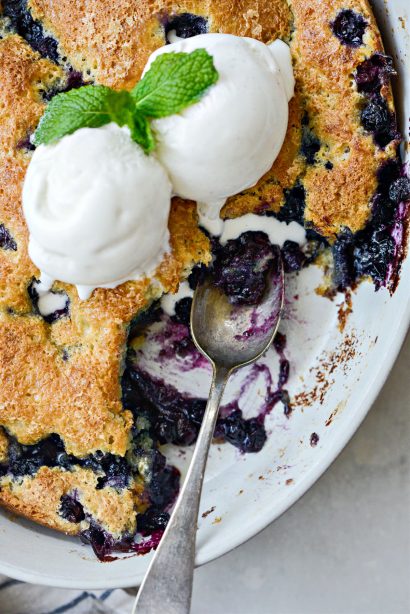 Blueberry Cobbler Simply Scratch