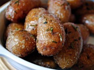 Whole Roasted Garlic Rosemary Potatoes Simply Scratch