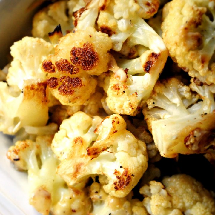 Roasted Cheddar Cauliflower - Simply Scratch