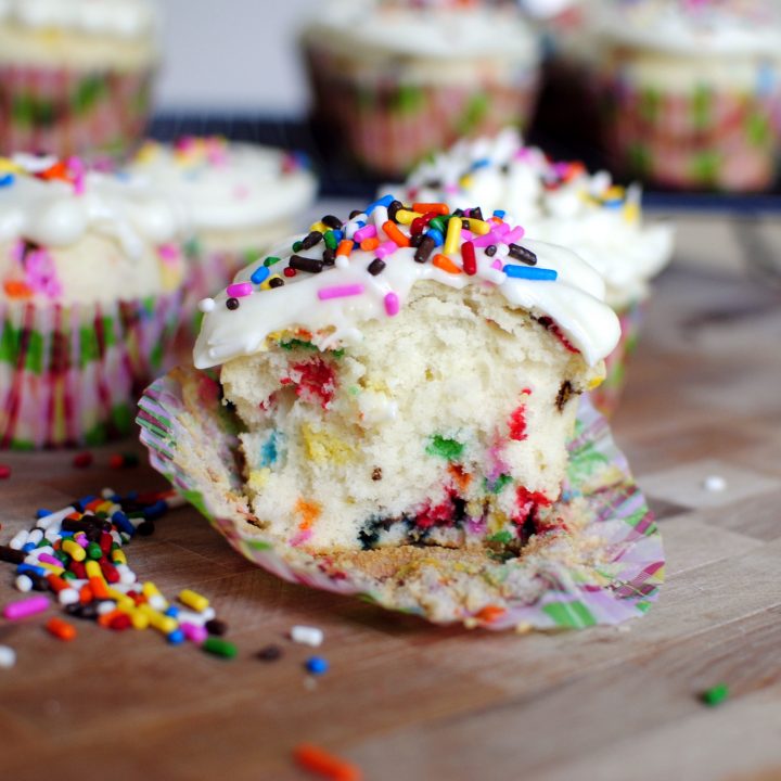 Homemade Funfetti Cupcakes Simply Scratch