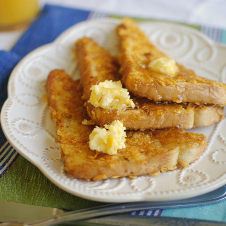 Cornflake Crusted French Toast Simply Scratch