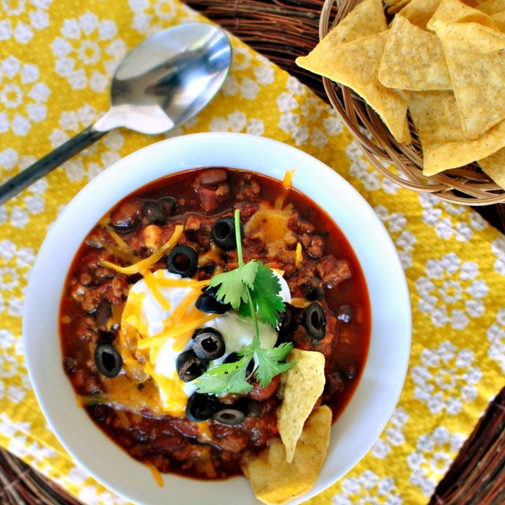 Slow Cooker Taco Chili - Simply Scratch