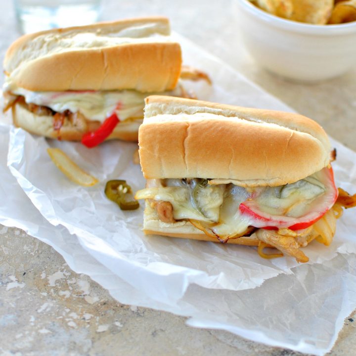 Chicken Cheesesteak Sandwiches Simply Scratch