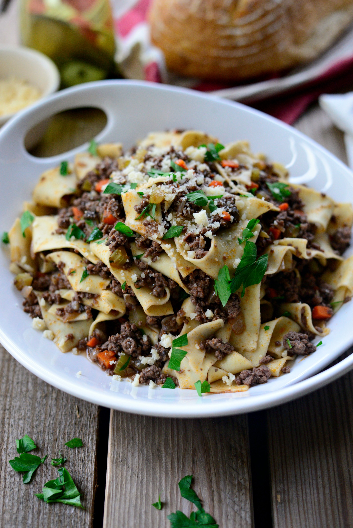 Venison Mushroom Pappardelle - Simply Scratch