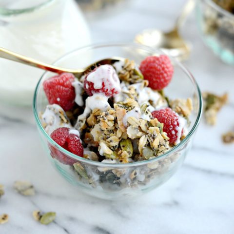 Coconut Chia Seed Granola - Simply Scratch