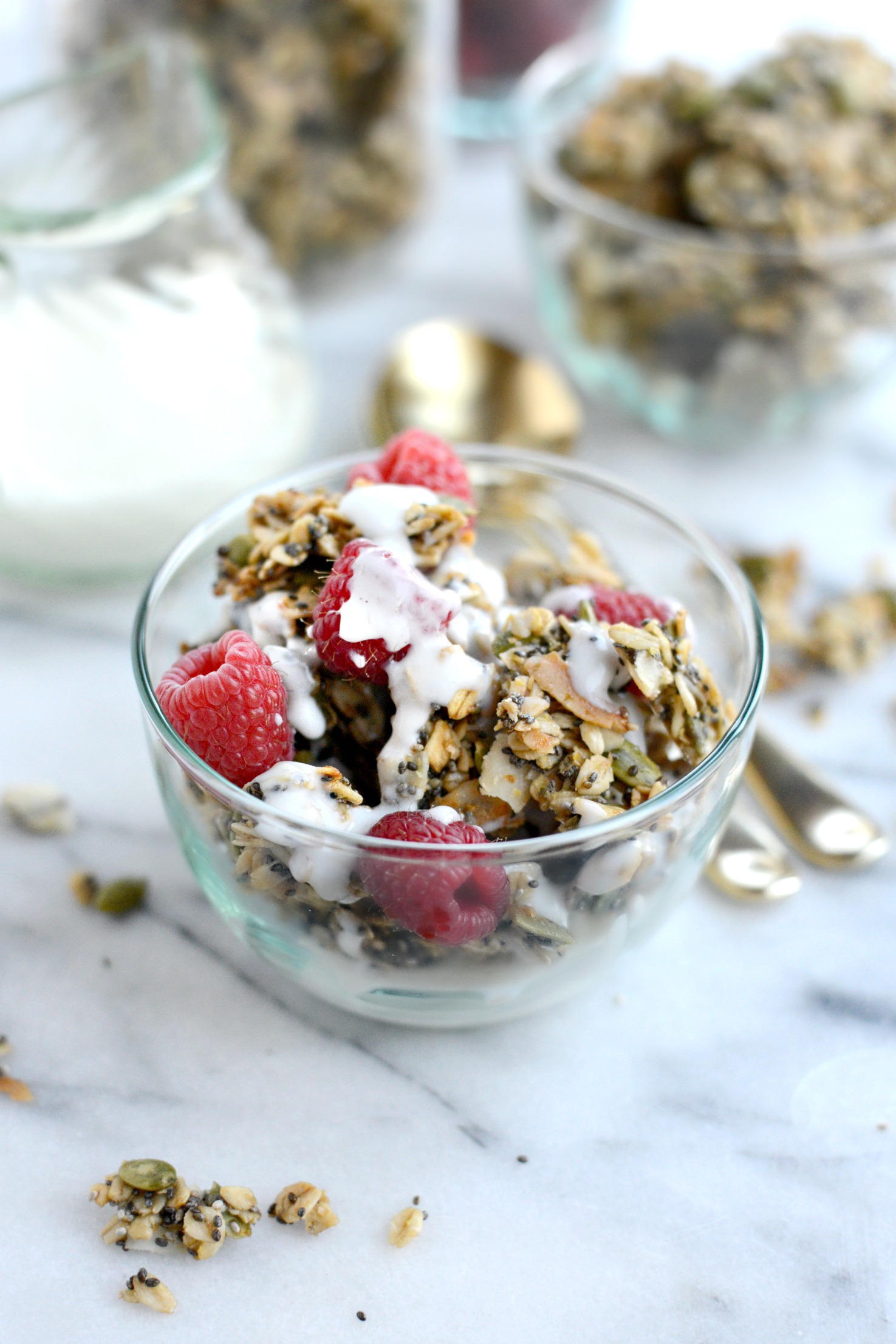 Coconut Chia Seed Granola - Simply Scratch