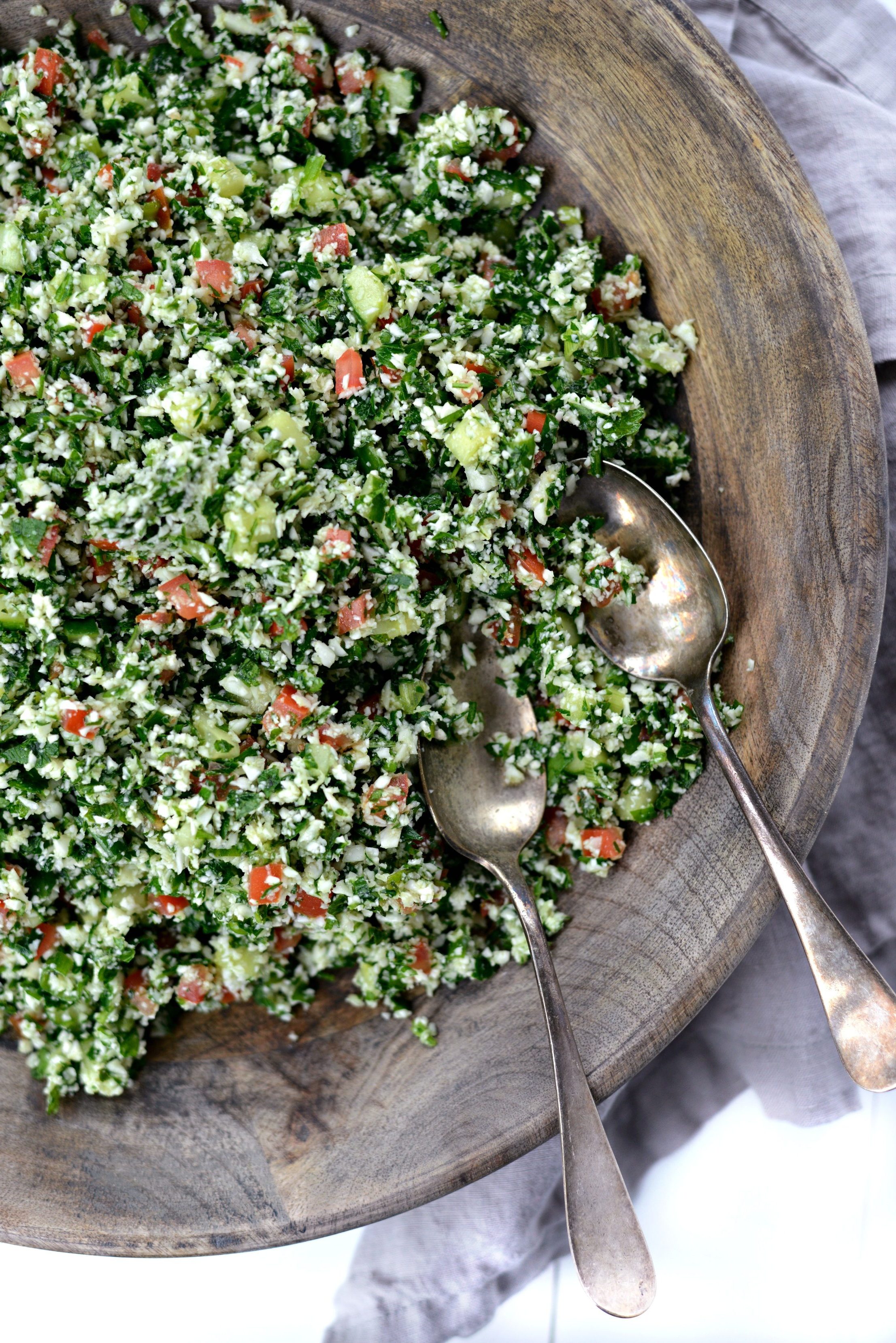 Cauliflower Tabbouleh - Simply Scratch