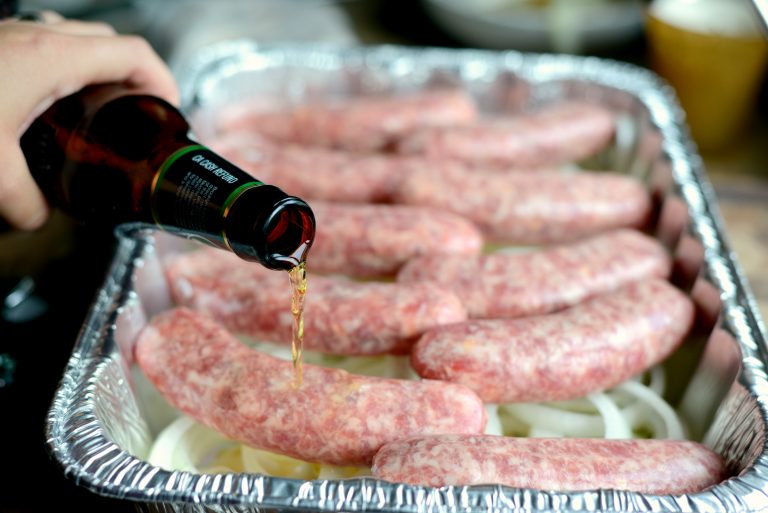 Oven Braised Beer Brats - Simply Scratch