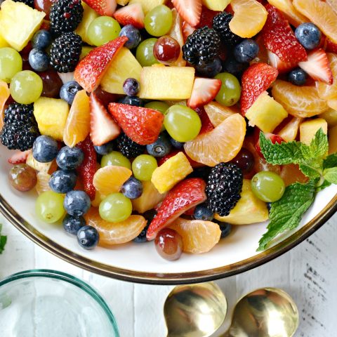 Rainbow Fruit Salad - Simply Scratch