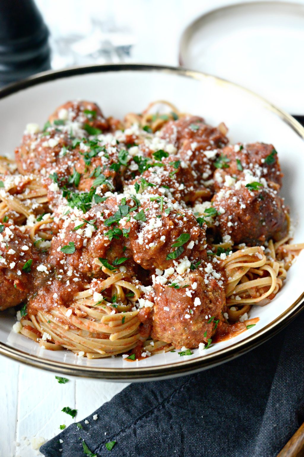 Slow Cooker Italian Turkey Meatballs - Simply Scratch