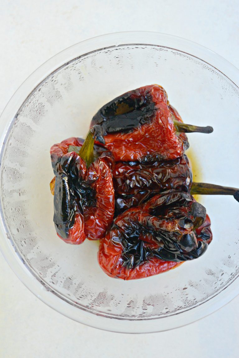 Diy Oven Roasted Red Peppers Simply Scratch 