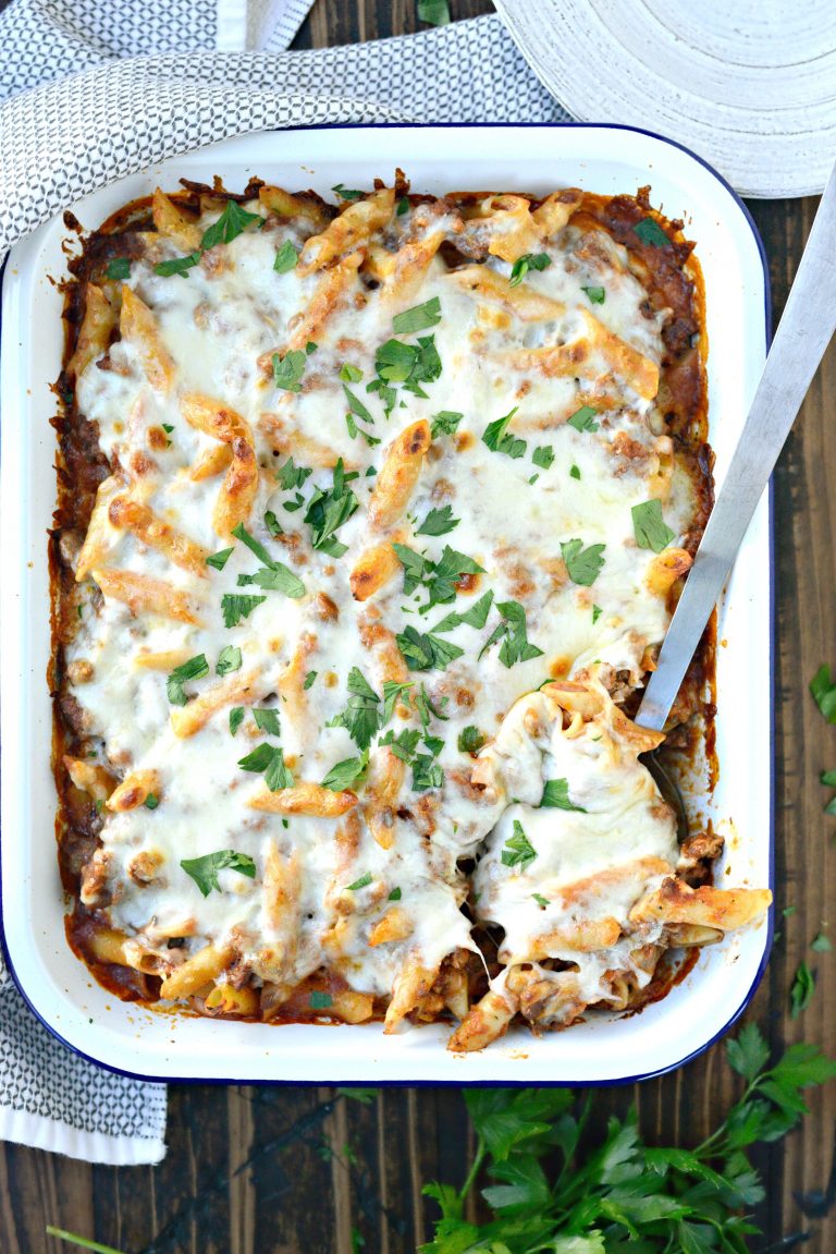 Italian Sausage Mostaccioli - Simply Scratch