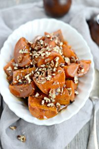 Slow Cooker Candied Sweet Potatoes - Simply Scratch