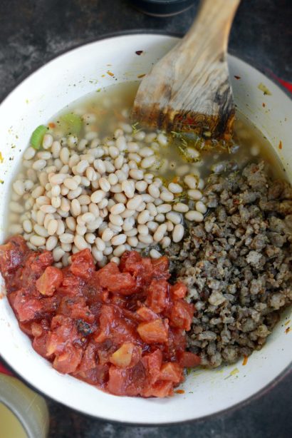 Italian Sausage White Bean Soup - Simply Scratch