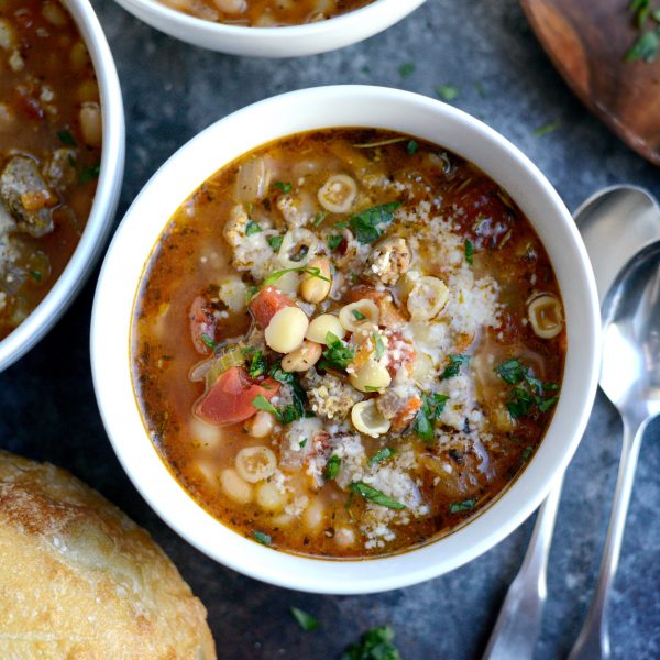 Italian Sausage White Bean Soup - Simply Scratch