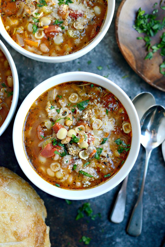 Italian Sausage White Bean Soup - Simply Scratch