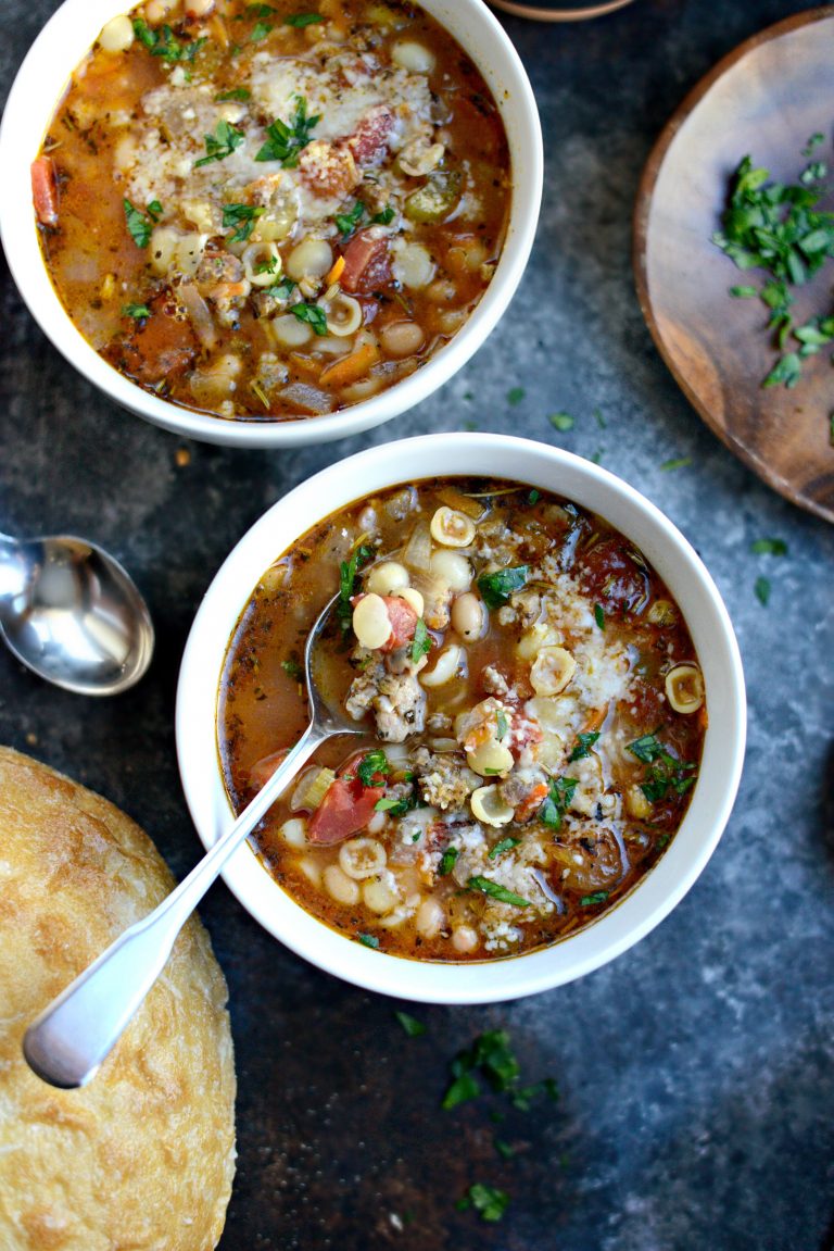 Italian Sausage White Bean Soup Simply Scratch