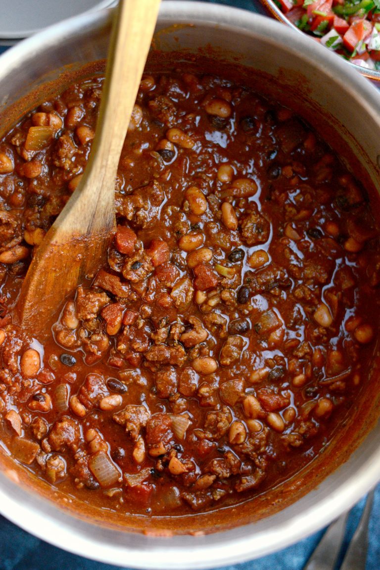 Ancho Chorizo Chili - Simply Scratch